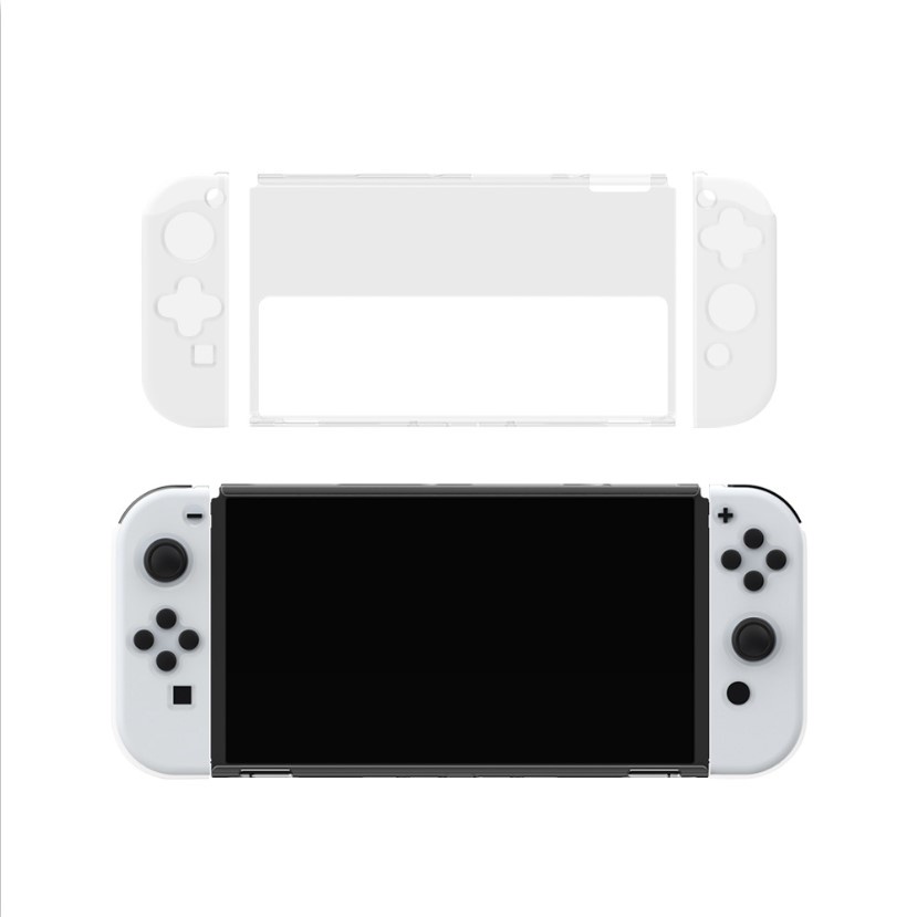Ốp nhựa mềm TPU trong suốt  dành cho máy Nintendo Switch Oled