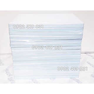 Giấy Decal Đế Xanh A4 [ Xấp 100 tờ ]