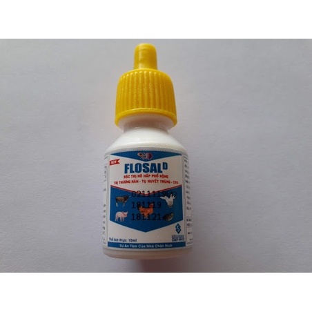Bộ 1 chai Flosal-D và 1 vỉ Viêm ôn thanh 24 viên Gà vịt Nóng sốt, hen khẹc, tiêu chảy, CRD, tụ huyết trùng, thương hàn