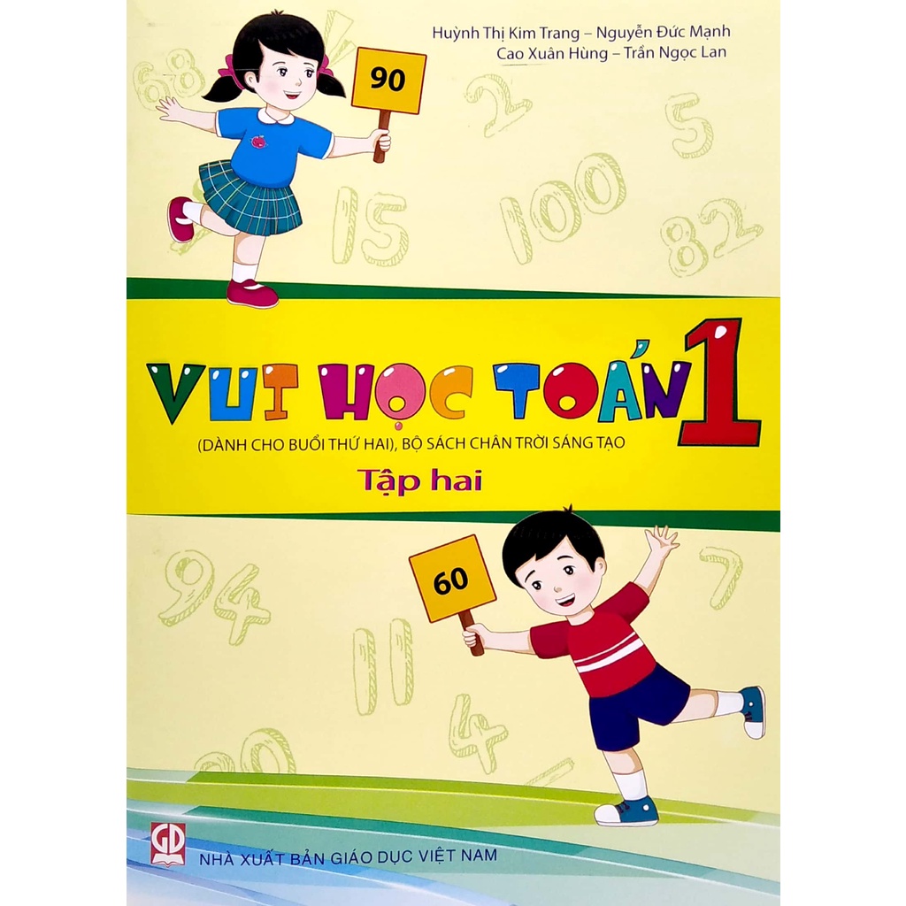Sách Vui Học Toán 1 - Tập 2 (Dành Cho Buổi Thứ Hai - Bộ Sách Chân Trời Sáng Tạo)