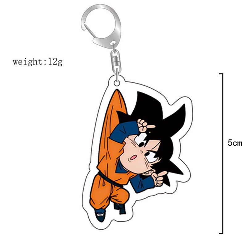 Móc Khóa Hình Nhân Vật Hoạt Hình Dragon Ball Dễ Thương
