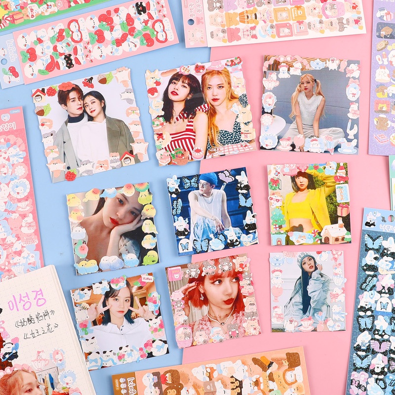1 Tờ Sticker Dán Hình Con Vật Nuôi Trong Gia Đình