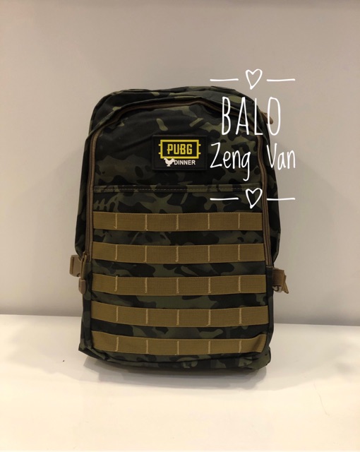 Balo phượt chiến thuật nguỵ trang rằn ri PUBG