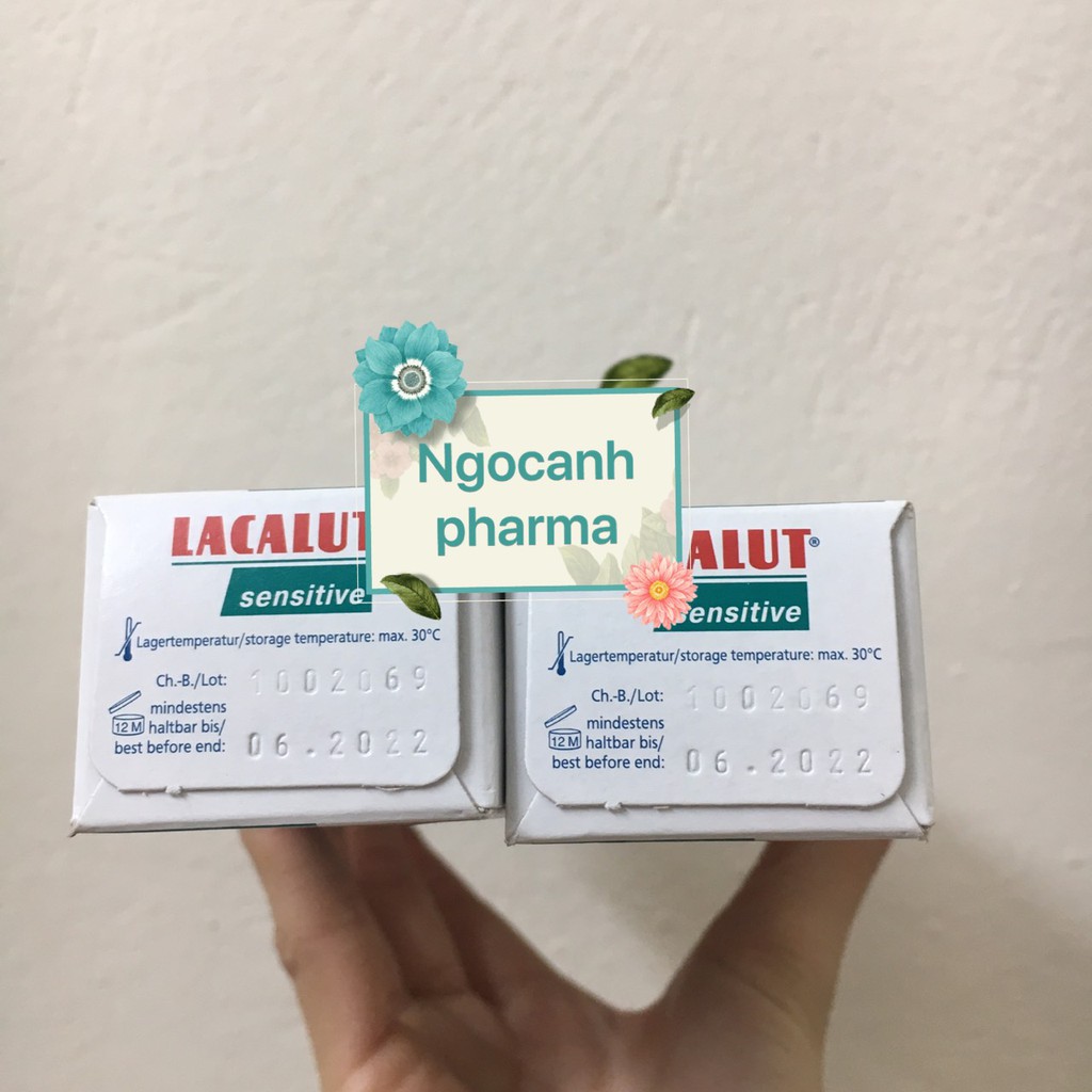 Kem đánh răng LACALUT sensitive XANH 75G