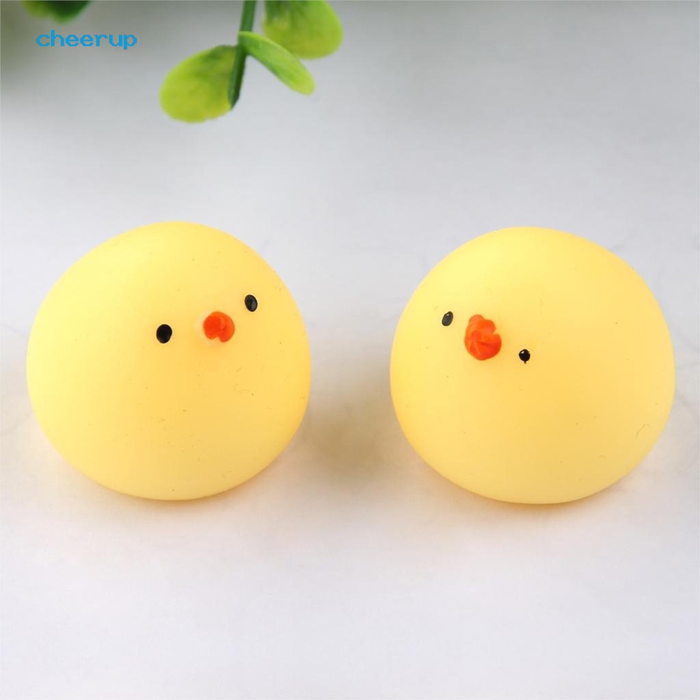 Đồ Chơi Squishy Hình Gà Con Dễ Thương Giúp Giảm Căng Thẳng