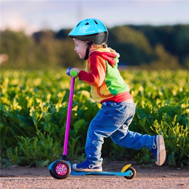 Mũ bảo hiểm WEST BIKING YP0708091 siêu nhẹ bảo vệ an toàn cho bé đi xe đạp/trượt ván
