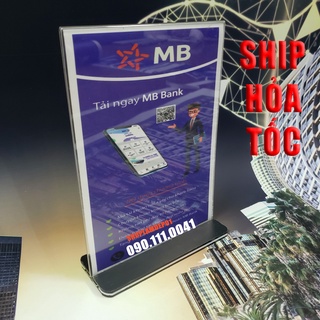 Bảng Menu Mica A4 A5 A6 Để Bàn, Khổ Dọc - Hàng Nhập Khẩu Đài Loan