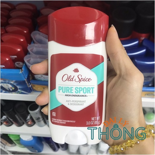 Sáp khử mùi Old Spice Pure Sport 68g/85g - Lăn nách nam Old Spice Fiji/Bearglove/Wolfthorn/Timber 73g
