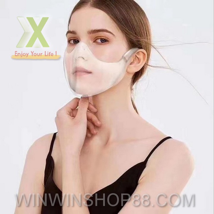 Khẩu Trang Chống Bám Hơi Nước Bằng Nhựa Trong Suốt Có Thể Tái Sử Dụng Đồ_lưu_niệm | BigBuy360 - bigbuy360.vn