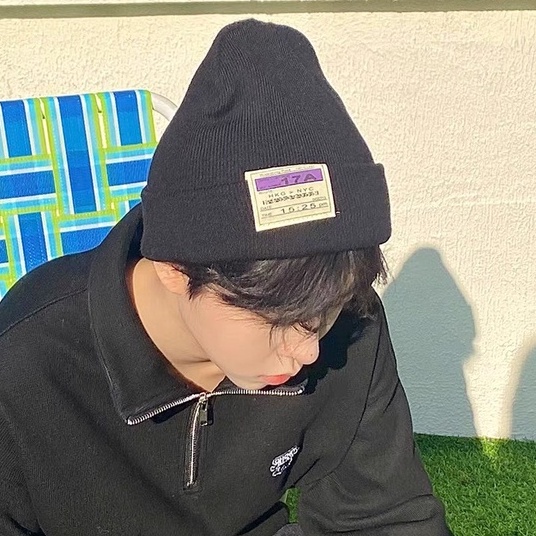 Mũ len nam nữ nón Beanie giữ ấm thời trang ulzzang phong cách Hàn Quốc đen, trắng - L19