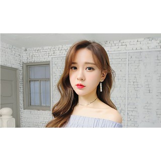 Bông Tai Chuỗi 5 Hạt Hàn Quốc