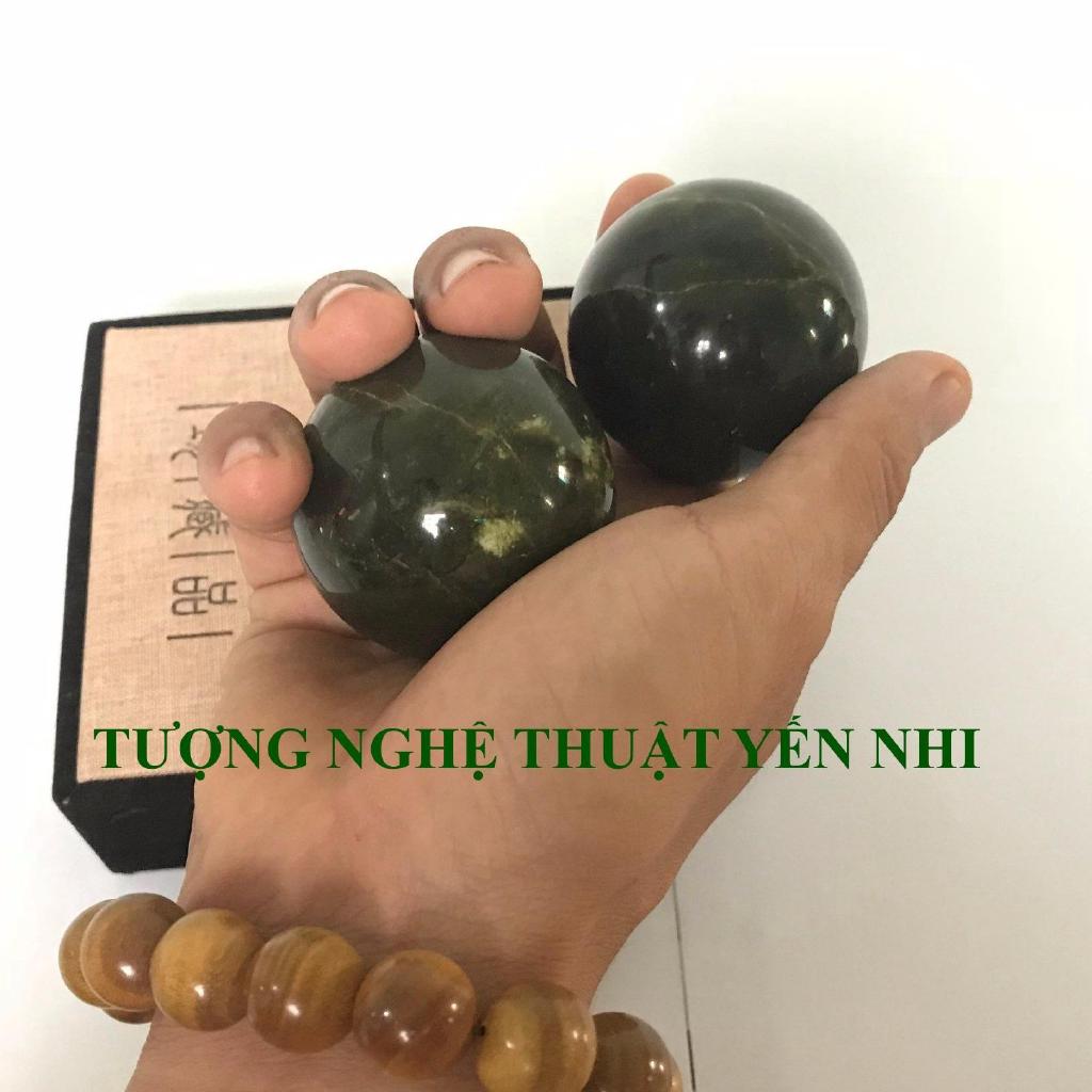 Bi đá lăn tay-Bảo kiện cầu ngọc Hàn Quốc size 4.2cm