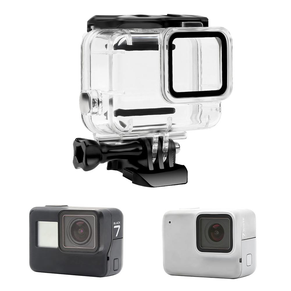 Vỏ Chống Nước Màu Bạc Bảo Vệ Dưới Nước Cho Gopro Hero 7 1.13