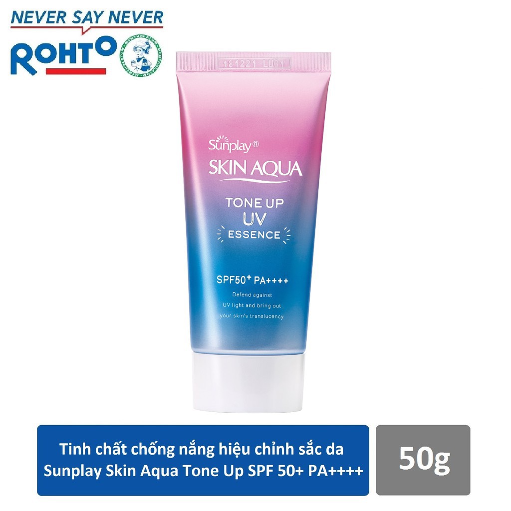 Tinh chất chống nắng nâng tông dành cho mọi loại da Sunplay Skin Aqua Tone Up UV Essence Lavender SPF50+ PA++++ (50g) | BigBuy360 - bigbuy360.vn