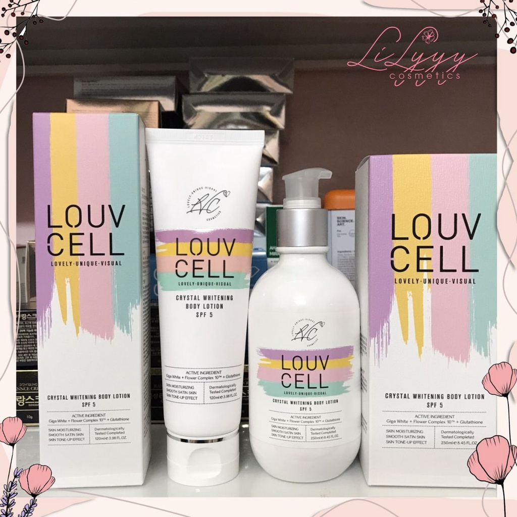 🔥 [ SIÊU HOT ] Dưỡng Thể Trắng Da LOUV CELL Crystal Whitening Body Lotion  -  LiLyyy.Cosmetics 💥