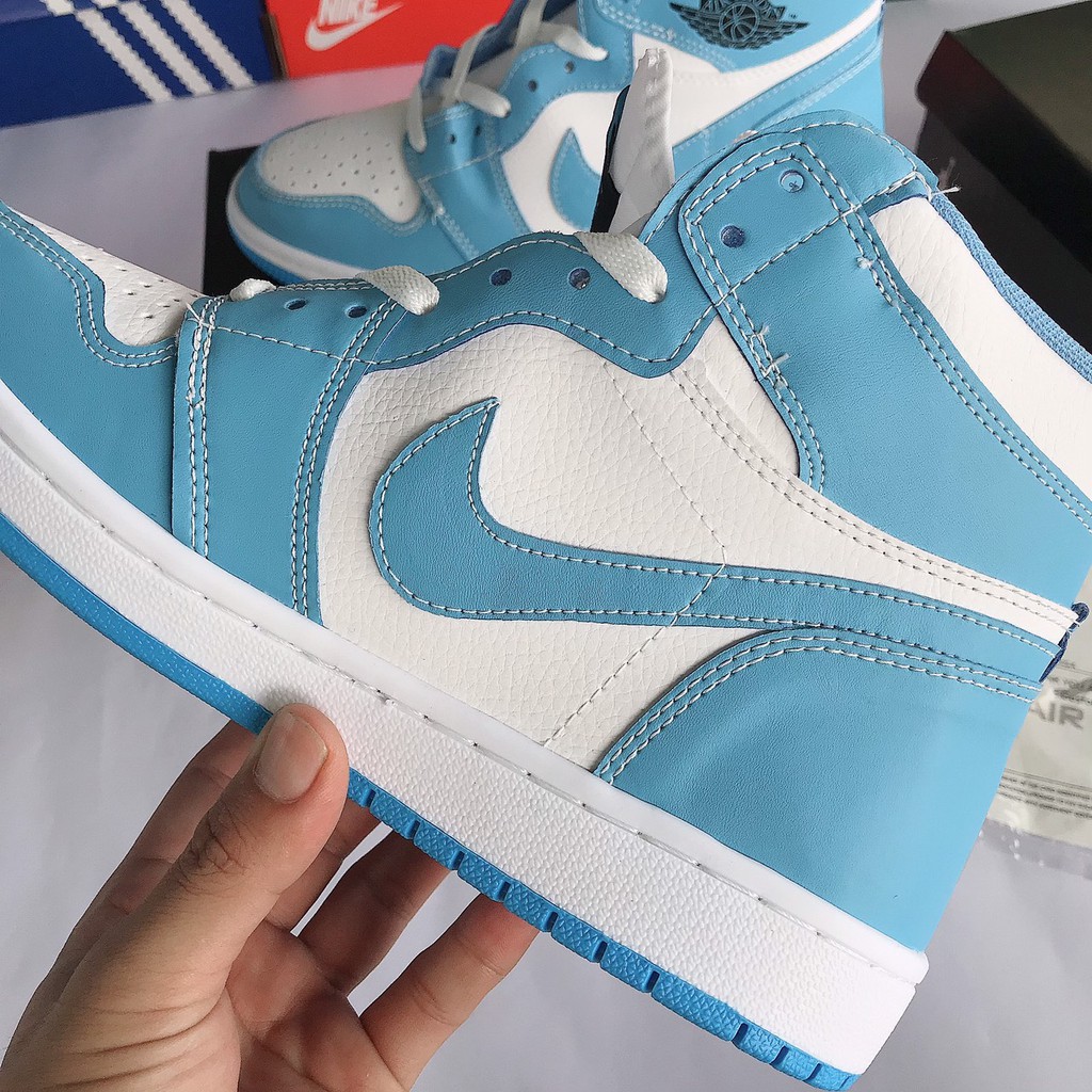 Giày jordan xanh loang, giày thể thao nữ jd xanh dương cổ cao nam nữ đủ size 36-43 hàng cao cấp | BigBuy360 - bigbuy360.vn