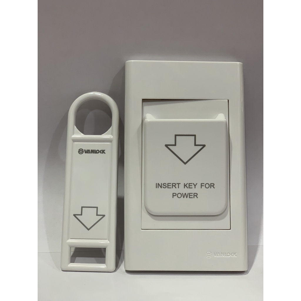 [SINO - VANLOCK] Bộ chìa khóa ngắt điện 20A có đèn báo cho khách sạn S18KT + SKTA