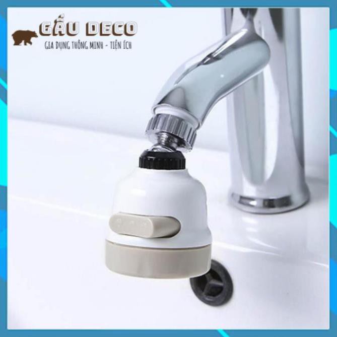 Đầu vòi tăng áp rửa chén/bá [FREESHIP] t - Tăng Áp mạnh - 3 Chế Độ Phun - Xoay 360 Độ