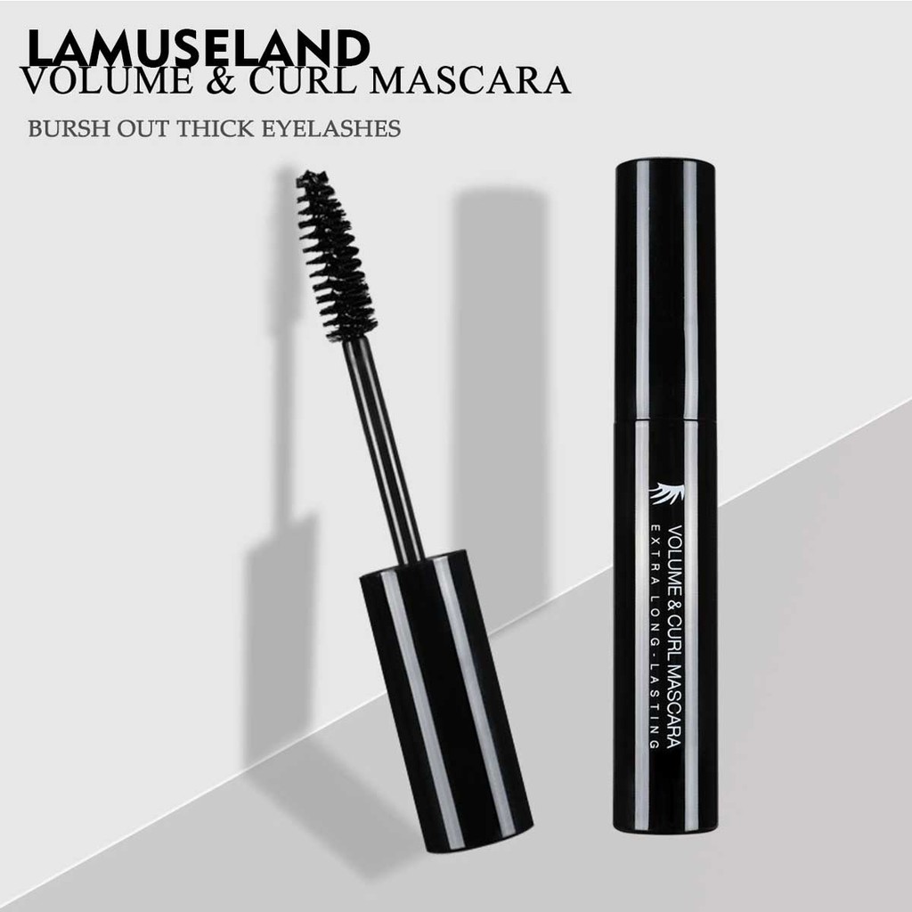 Bộ mascara + bút kẻ mắt LAMUSELAND LAS201 hỗ trợ trang điểm chuyên nghiệp