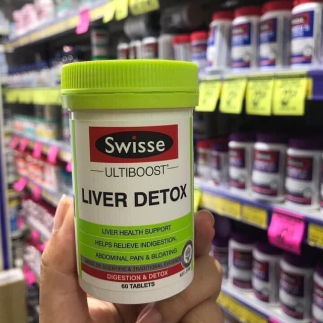 Viên uống thải độc gan Swisse Liver Detox 60 viên của Úc