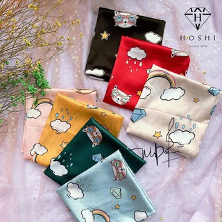 Khăn choàng đa năng bandana Hoshi - họa tiết nổi bật, phụ kiện hot trend