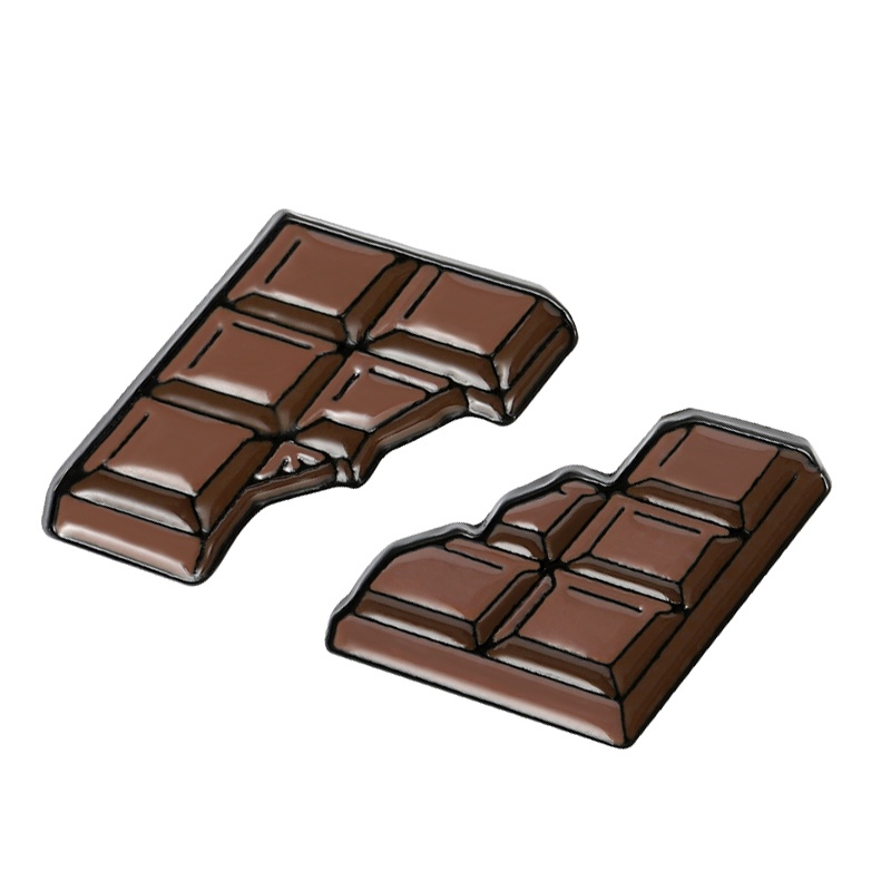 Ghim Cài Áo Hình Quả Tạ Bằng Kim Loại Tráng Men Độc Đáo