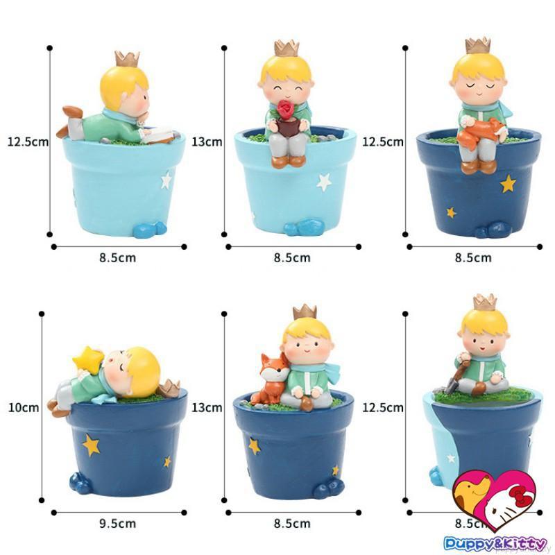 Puppyandkitty A Variety Of Sizes Cute Little Prince Decoration Succulent Flower Pot-Planting Garden Tool