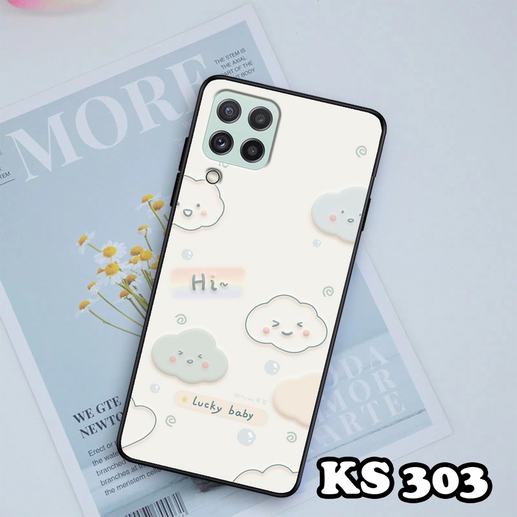 Ốp lưng Samsung M32 4G - Samsung M33 - Ốp in hình Gấu&amp;Thỏ siêu xinh - Lưng nhám viền TPU chống trầy xước