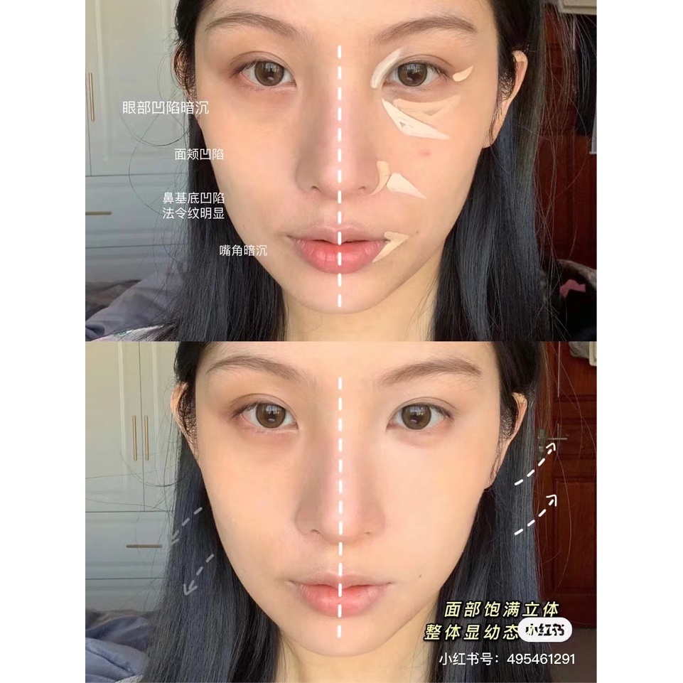 Thỏi Kem Che Khuyết Điểm FAICCIA Che Phủ Quầng Thâm Làm Sáng Da