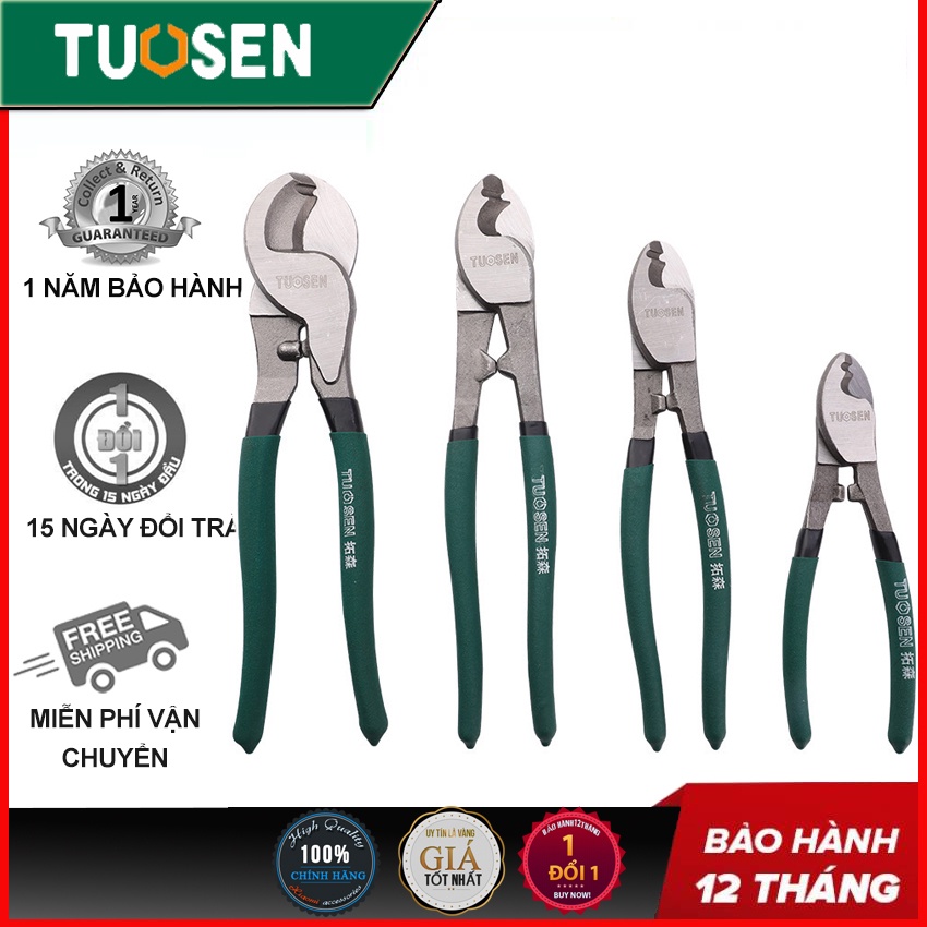 Kìm cắt cáp 6inch-8inch-10inch-12inch, kềm cắt cáp, kéo cắt cáp, Máy cắt cáp 6-8-10-12inch TUOSEN