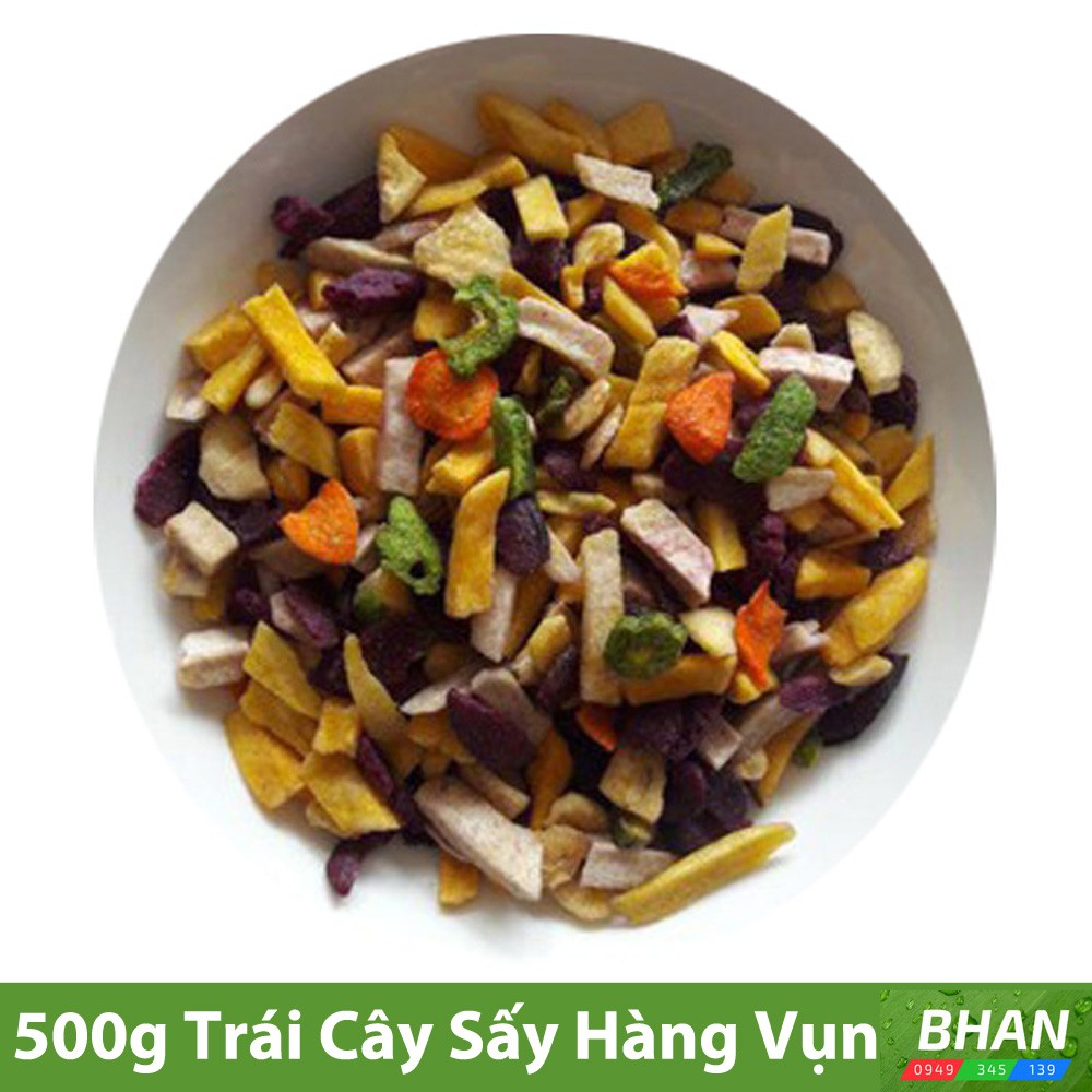 500g Trái cây sấy hàng vụn