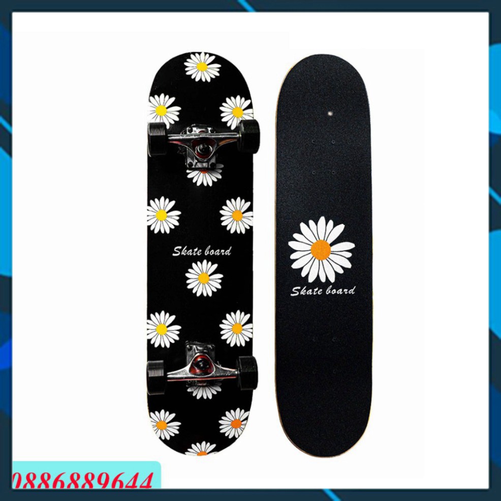 Ván Trượt Skate Board Hoa Cúc Siêu Hạng 899-06 PatinVanTruot95