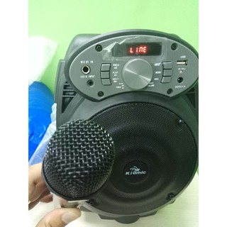 LOA KÉO NGHE NHẠC BLUETOOTH HÁT KARAOKE A6 + TẶNG KÈM MIC KHÔNG DÂY DẠY HỌC [FREESHIP]