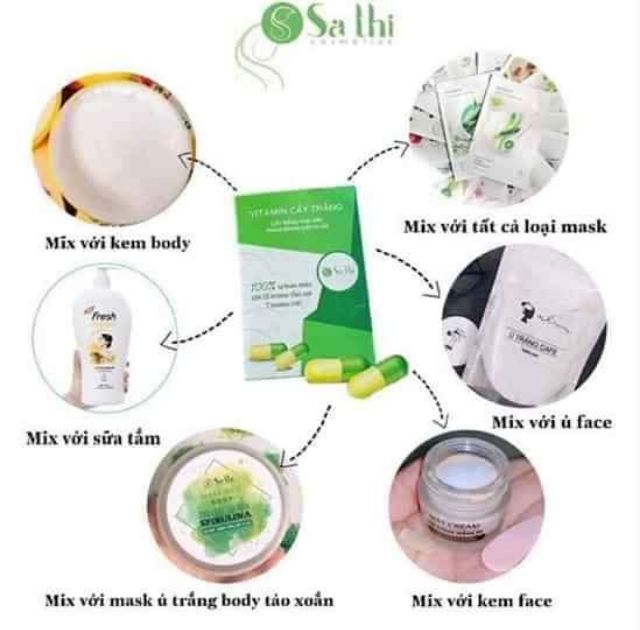 50 Viên Vitamin Cấy Trắng Sa Thị | Thế Giới Skin Care