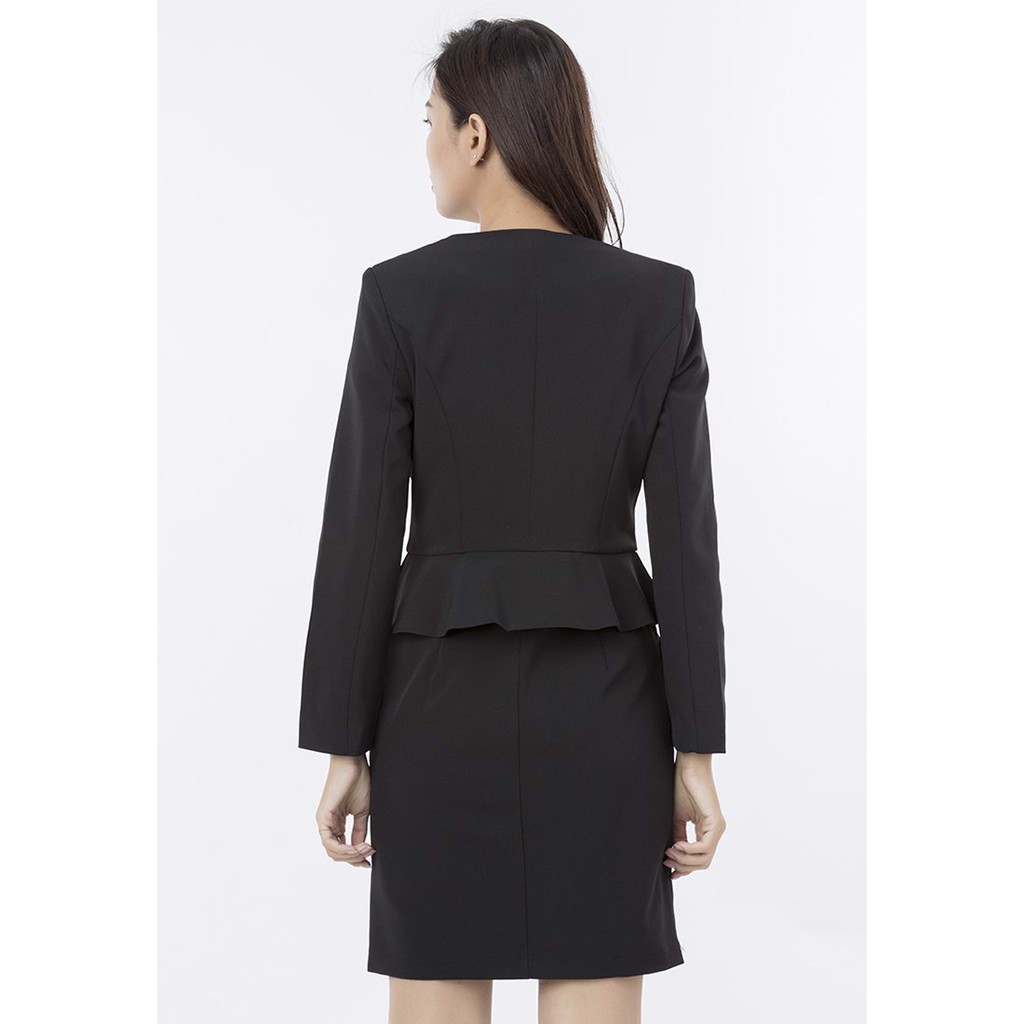 Áo vest Nữ Titishop ACC89 màu đen 1 nút ( vest theo bộ đầm )