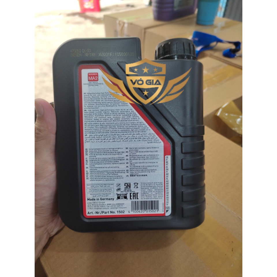 Nhớt Liqui Moly Street Race 10w50 1502 dùng cho xe số va côn tay