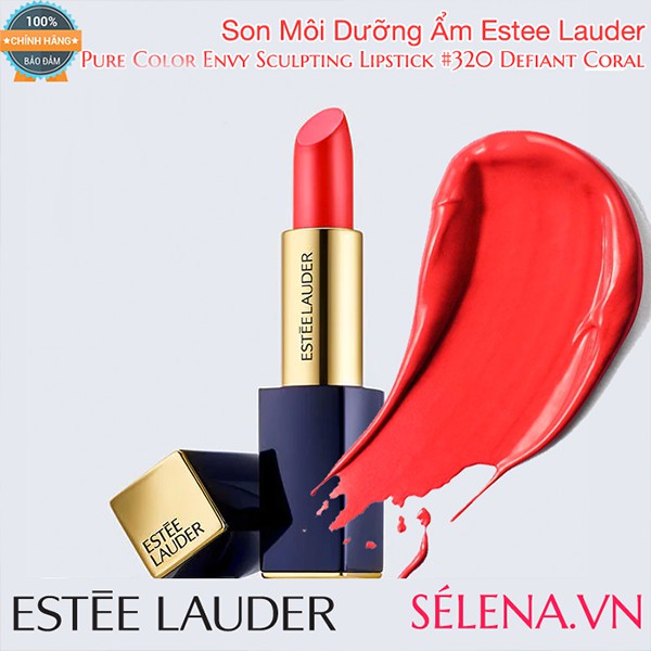 Son môi, son lì pha dưỡng, son Estee Lauder Pure Color Envy Sculpting Lipstick minisize 1.2g, cho môi căng mọng, gợi cảm | BigBuy360 - bigbuy360.vn