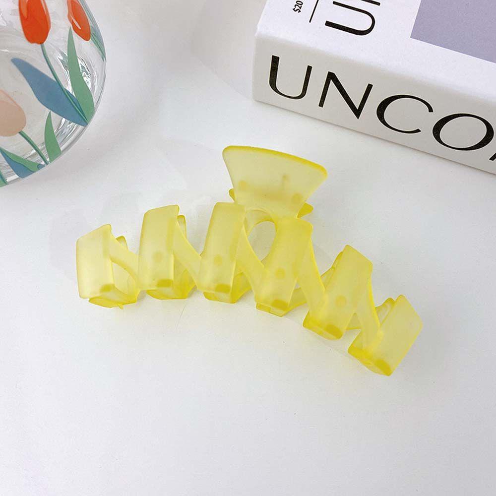 NICKOLAS Kẹp Tóc Hình Cá Mập Bằng Nhựa Màu Sắc Ngọt Ngào Phong Cách Pháp Cho Nữ