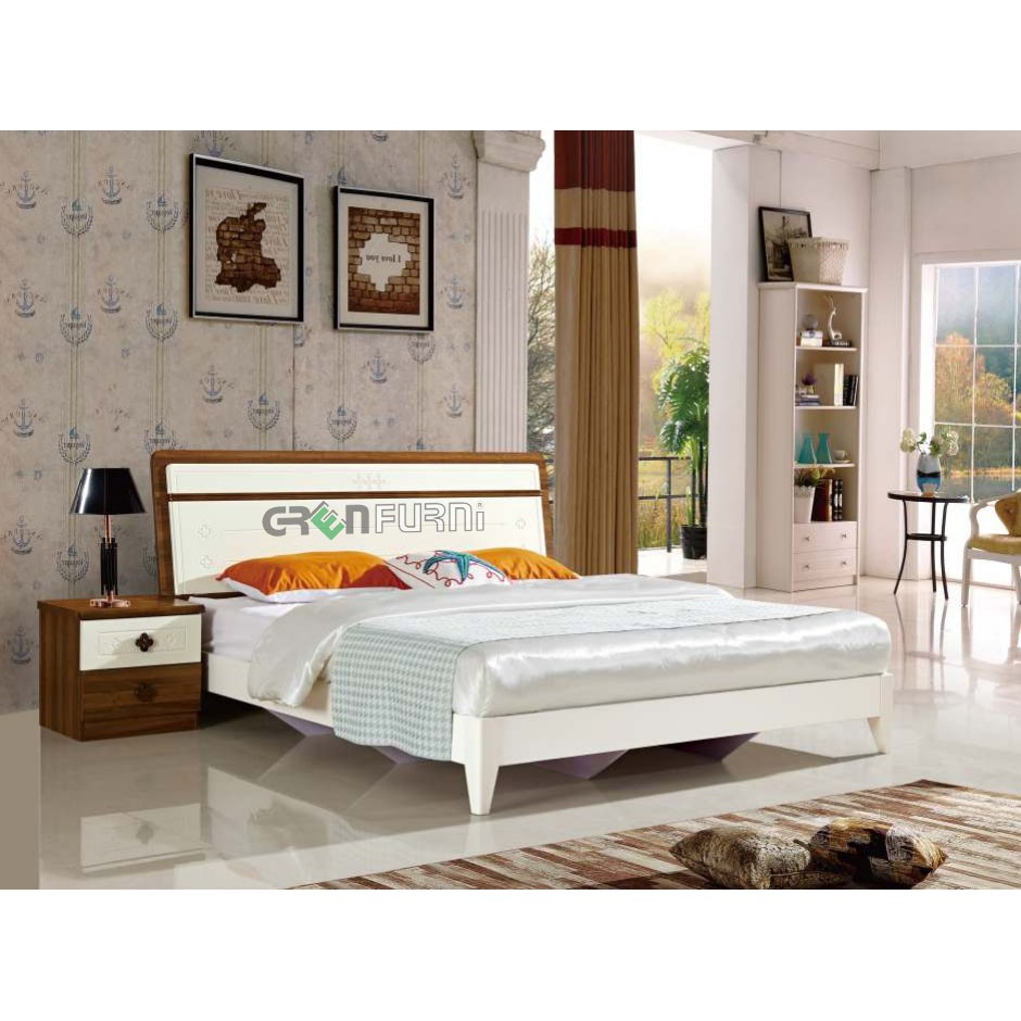 Giường ngủ gỗ nhập khẩu cao cấp giá rẻ tại HCM NAGOYA-02