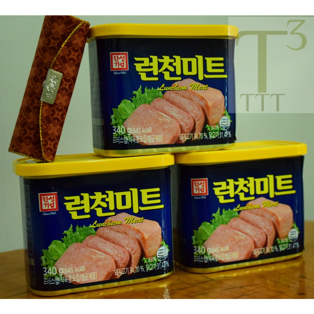 Thịt Heo Hộp Hàn Quốc Hansung - HSD 08/2024