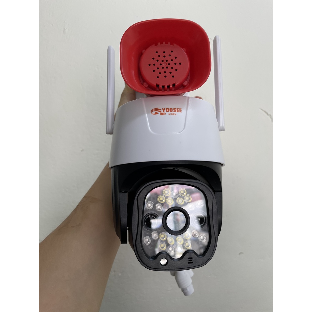 Camera WIFI IP YOOSEE FULL HD 6.0mpx Siêu Nét Xoay 360 chuyên dụng ngoài trời báo động thông minh BH toàn quốc