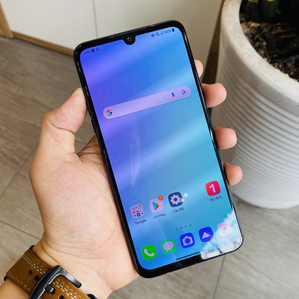 Điện thoại LG V50s ThinQ 5G  màu xanh đen Hàng bảo hành 6 tháng trọn gói