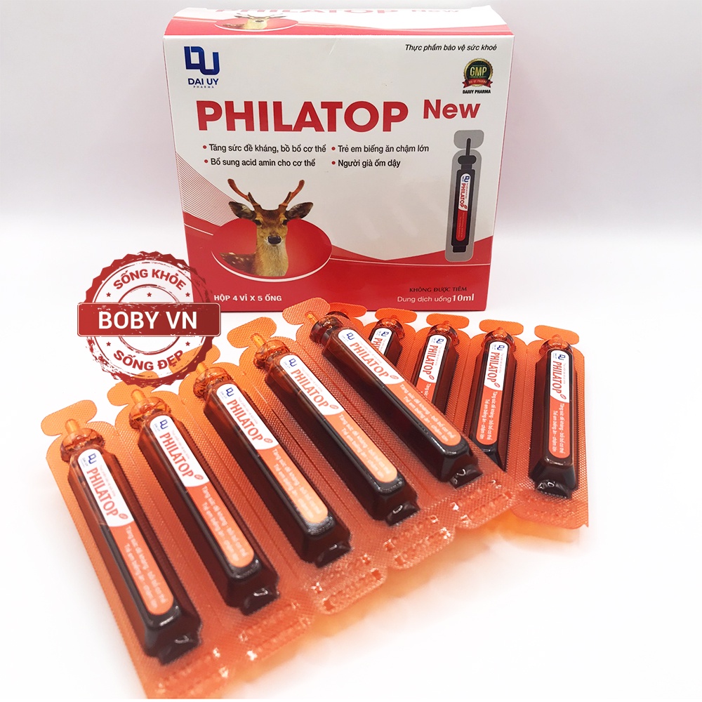 Philatop New Đại Uy - Hộp 4 vỉ x 5 ống - 10ml
