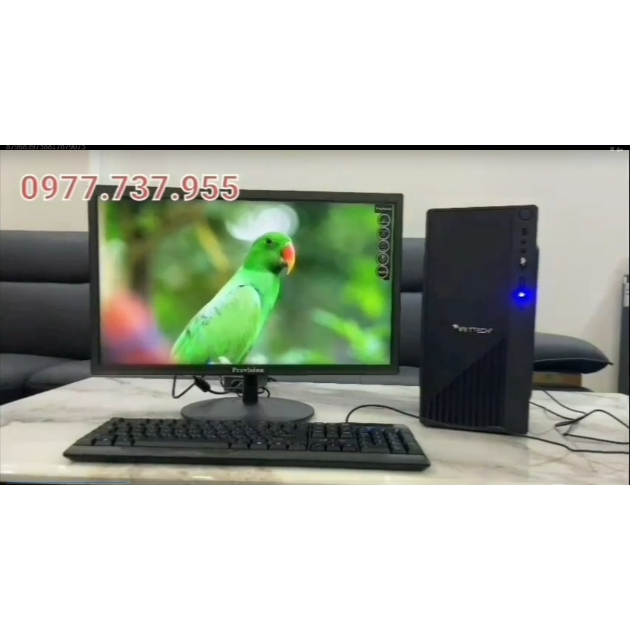 Bộ máy tính để bàn Core i5 2400 / 8G / SSD 120G , Màn hình 20 inch Wide - LED , Bàn phím chuột - Bảo hành 24 tháng