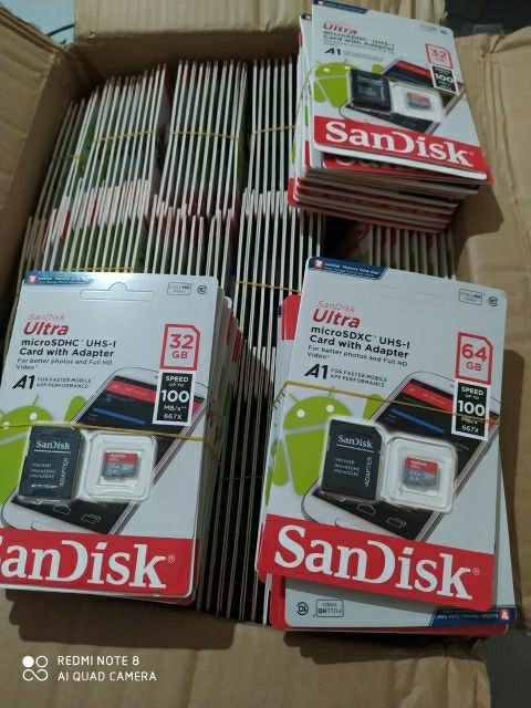 Thẻ nhớ SANDISK Micro SD 64G Class10 chính hãng BH 5 năm 1 đổi 1