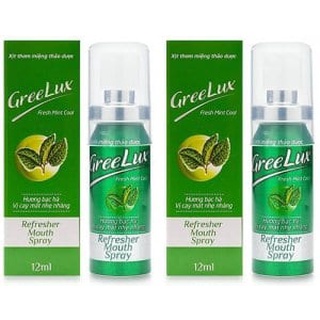 [CHÍNH HÃNG] Xịt thơm miệng greelux Extra Cool Thảo Dược 12ml_[IDC]