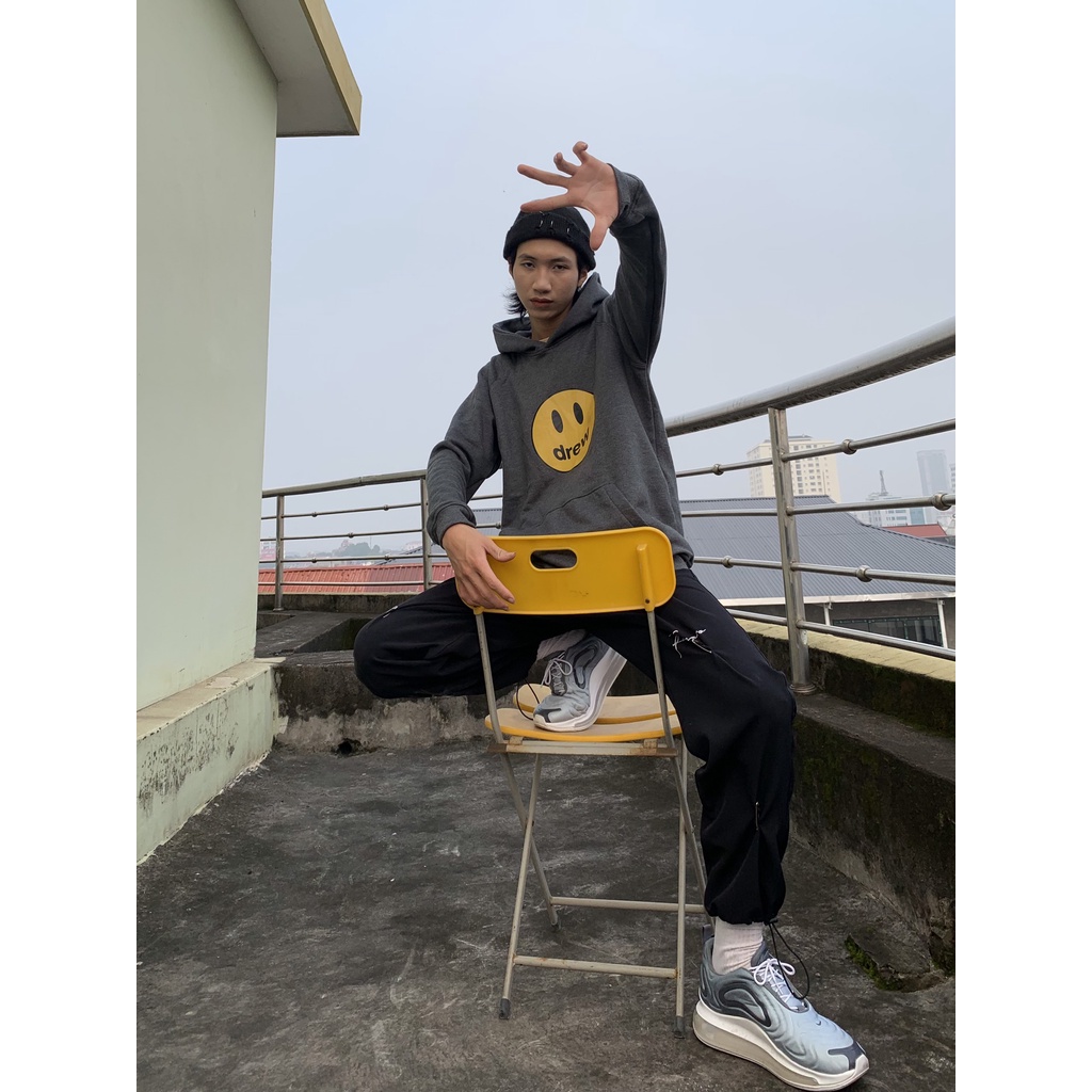 Áo nỉ hoodie form rộng Essential Drew full  tag mác