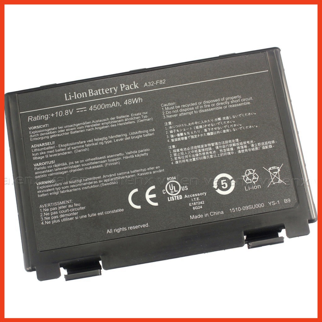 Pin Laptop Asus K40 K40IJ K70 K70AB K70AC K40IN K50 K51 K60 X70 X87 X87Q X8A X8AIE X8AIJ PRO8 Nhập Khẩu B