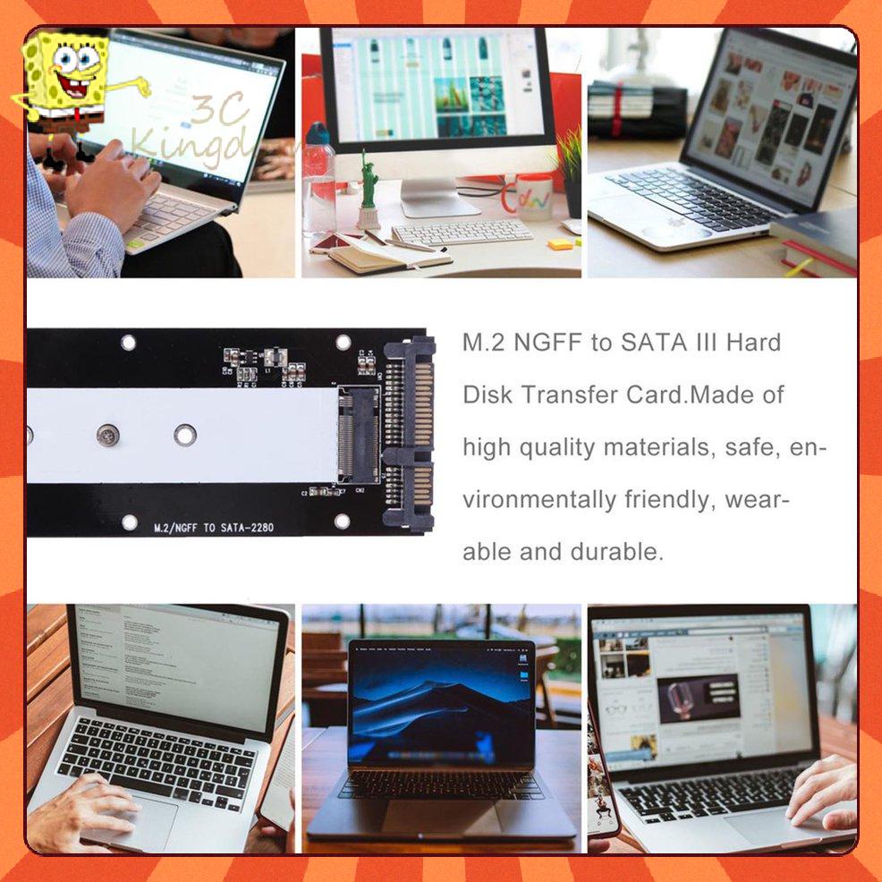 Thẻ Chuyển Đổi M.2 NGFF Sang SATA III SSD 2230 / 2242 / 2260 / 2280 | BigBuy360 - bigbuy360.vn