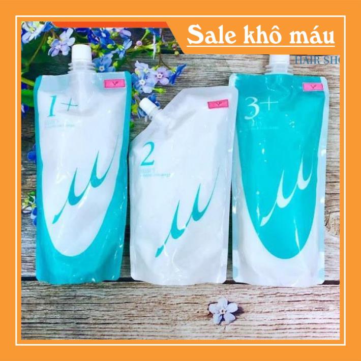 Bộ phục hồi Milbon cho tóc hư tổn nặng Nhật Bản 600mlx3